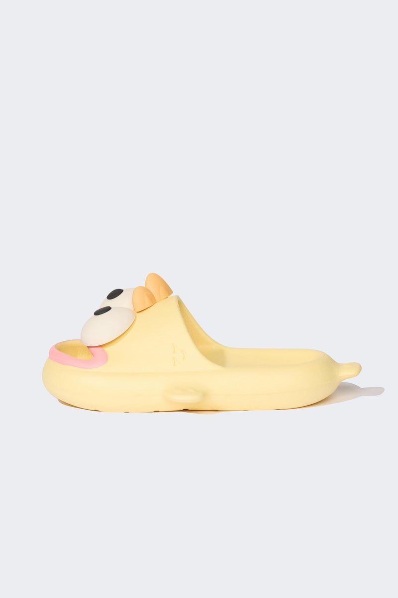 DeFacto Yellow Girl Girl Flat Sole Eva Slippers Casual - Image 3